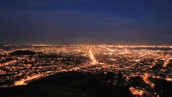 San Francisco Bay At Sunset - Clip 1