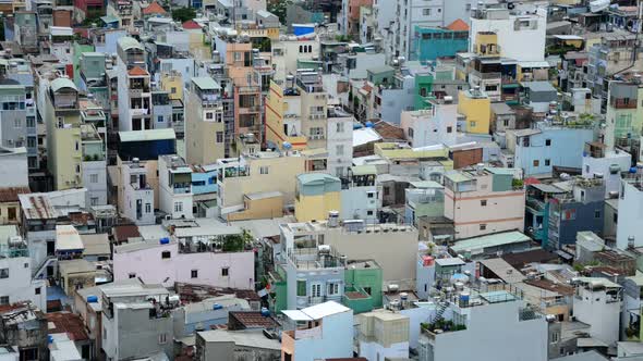 Ho Chi Minh City Buildings Daytime From Above