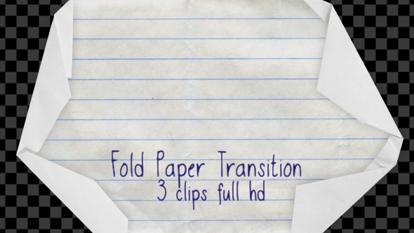 Fold Paper Transition