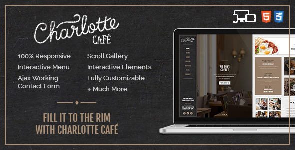 Charlotte – Café Bistro HTML Template