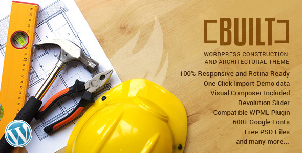 Build Your Dream Business with BUILT – The Ultimate Construction WordPress Theme!