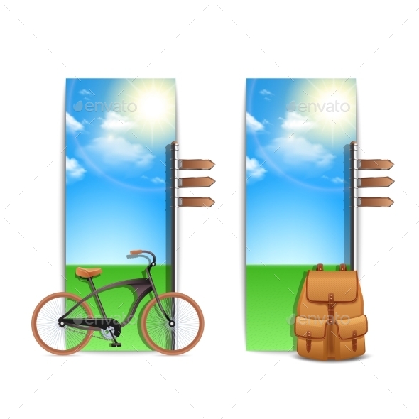 Travel Banners Vertical