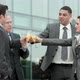 Businesspeople outdoors, toasting with bucks fizz - VideoHive Item for Sale