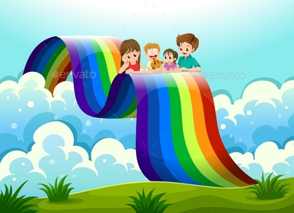 Family Above the Rainbow