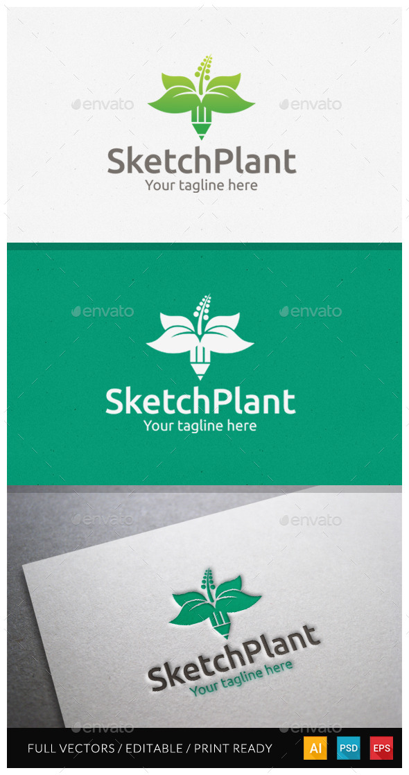 Sketchplant Logo Template