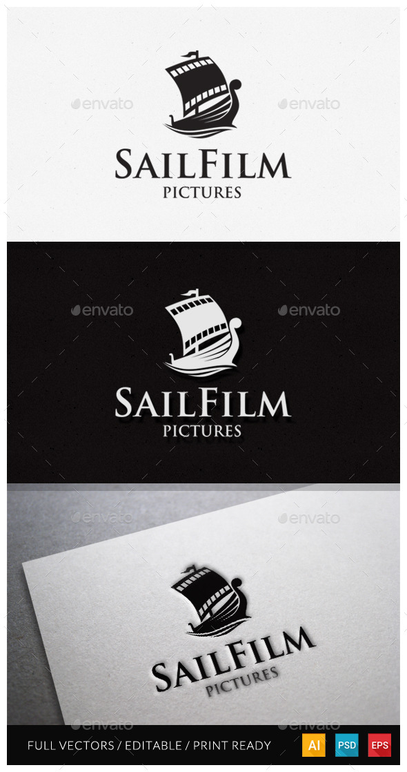 Sail Film Logo Template