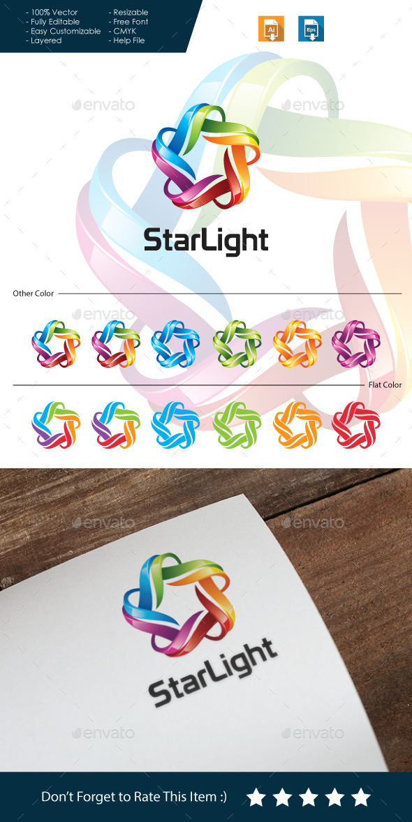 Star Light - 3D Logo