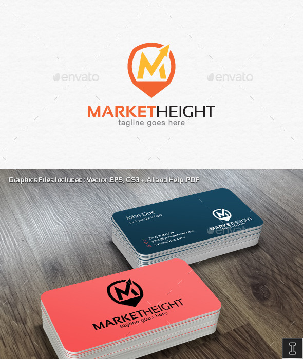 Market Height Logo Template