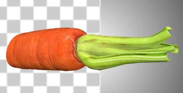 Half Red Carrot