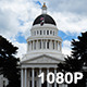 Storm Rolls over the California State Capitol - VideoHive Item for Sale