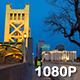 Sacramento's Tower Bridge and Skyline - VideoHive Item for Sale