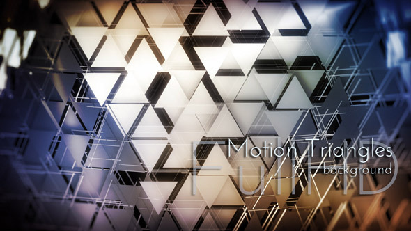Motion Triangles Background