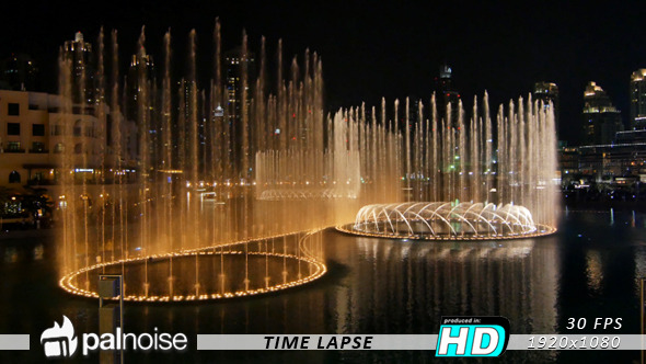 Dubai Water Fountain Show Fast