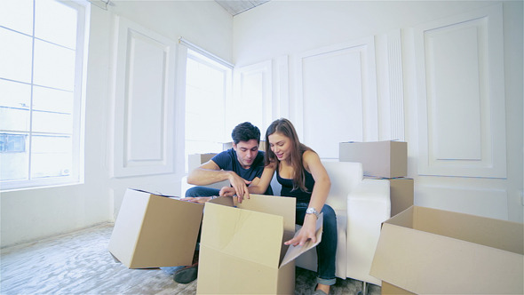 Couple In Love Moving