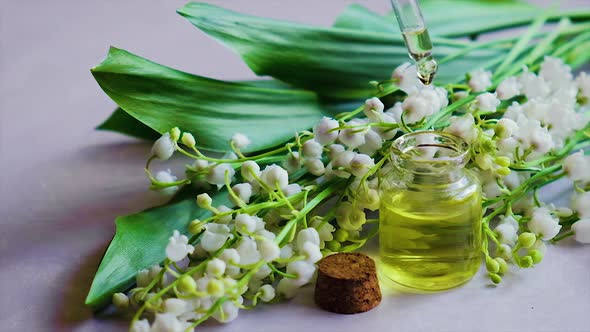 Lily of the Valley Extract in a Small Bottle