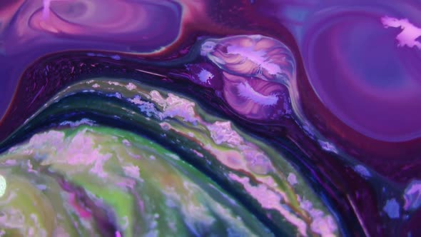 Organic Swirl And Paint Explosion 