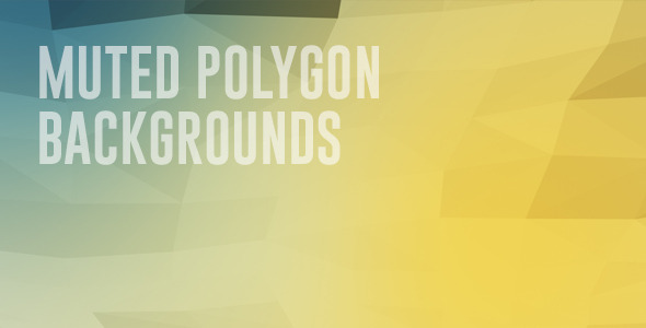 Muted Polygon Backgrounds