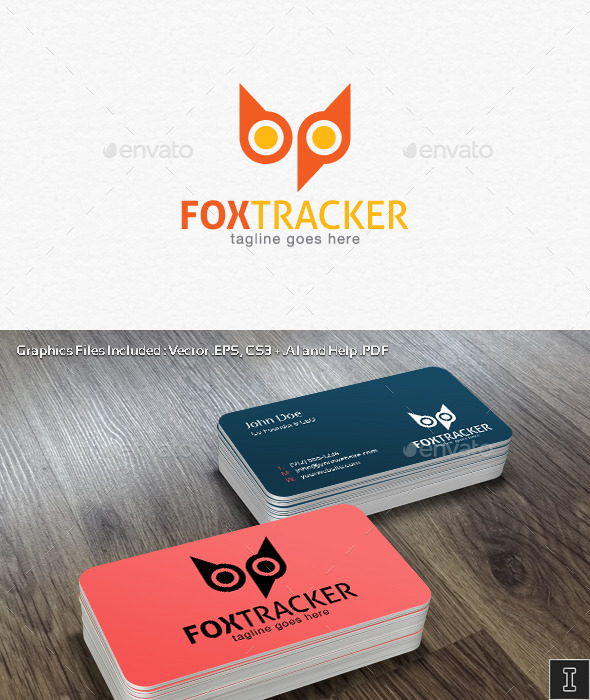 Fox Tracker Logo Template