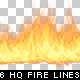 6 High Quality Hi-Res & Isolated CGI Fire Lines - GraphicRiver Item for Sale