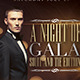 A Night of Gala Flyer Template - GraphicRiver Item for Sale