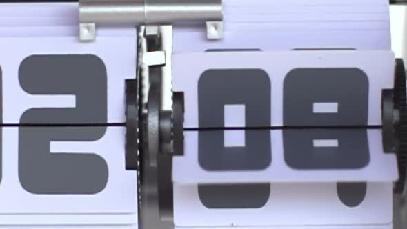 Stop Motion Of A Flip Clock Shot In Super Slow Motion With The Sony Fs 700 High Speed Camera 7