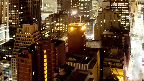 View Of Manhattan Skyline From A High Vantage Point , New York, Usa 8