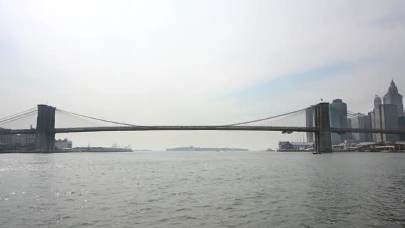 Timelapse Of Brooklyn Bridge, Ney York, Usa 1