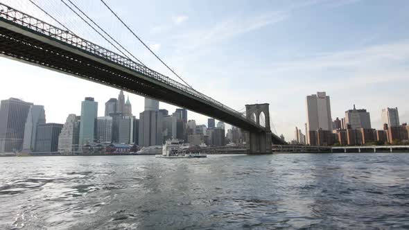 Timelapse Of Brooklyn Bridge, Ney York, Usa 3