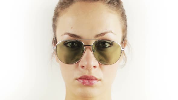 Stopmotion Woman Retro Sunglasses 16