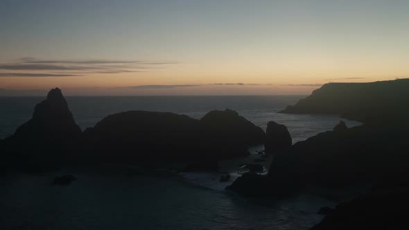 Timelapse Of The Stunning And Dramatic Coastline In Cornwall Coast, England 3