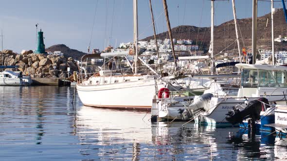 Boats Moored In San Jose Arbour, Cabo De Gata, Spain 2