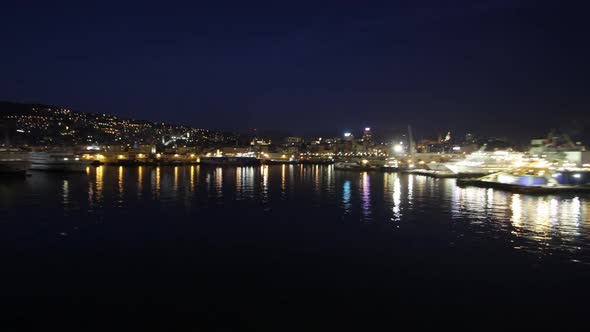 Cars Waiting To Board A Ferry, Genova, Italy 2