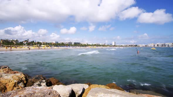 The Beach In Salou, Spain 1