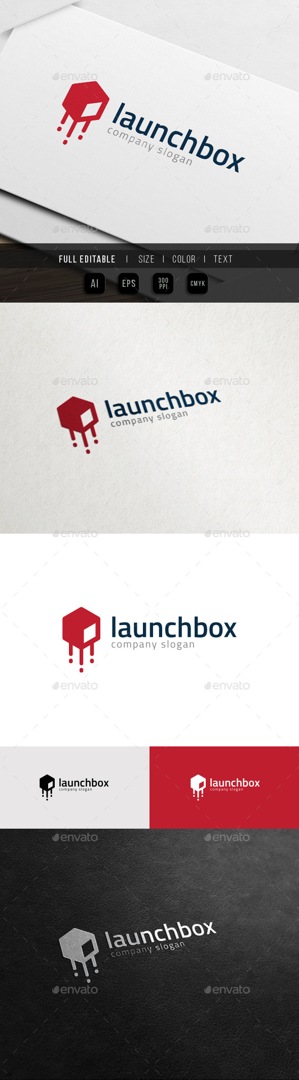 Launch Box App - Startup Growth Logo