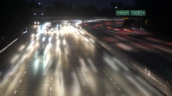 Los Angeles Freeway Traffic - Clip 32