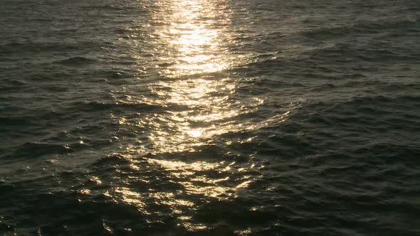 Sun Reflection On Ocean 1