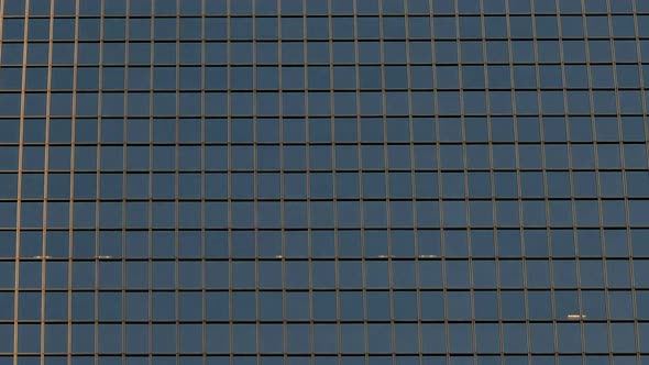 Clouds Reflections Of Downtown Los Angeles Office Buildings Windows 3
