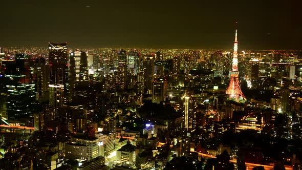 Tokyo Skyline At Night alt