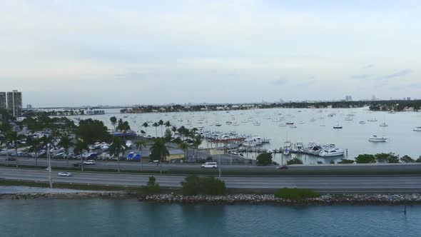 Miami Causeway With Traffic 5 alt