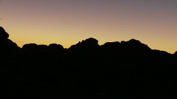 Sunset Fading Over Rocks - Clip 1