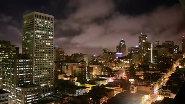 San Francisco Skyline At Night 3