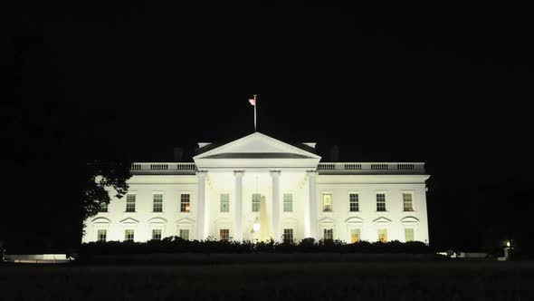 The White House At Night 1