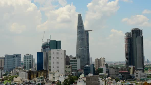 Clouds And Shadows Passing Over Ho Chi Minh City (Saigon) 11