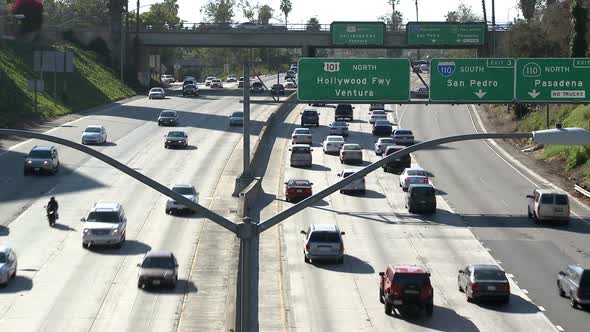 Los Angeles Freeway Traffic 1