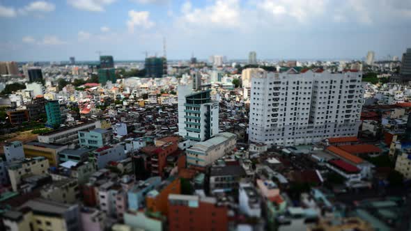 Clouds And Shadows Passing Over Ho Chi Minh City (Saigon) 2 alt