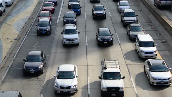 Traffic In Downtown Los Angeles - 7