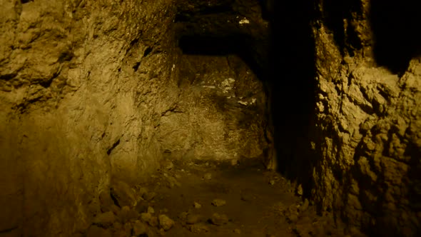 Abandon Gold Silver Mine At Night 5 alt