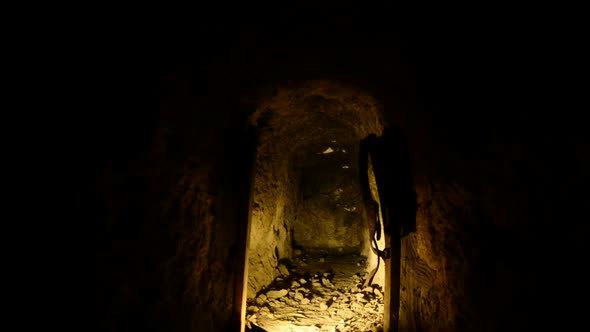 Abandon Gold Silver Mine At Night 6 alt