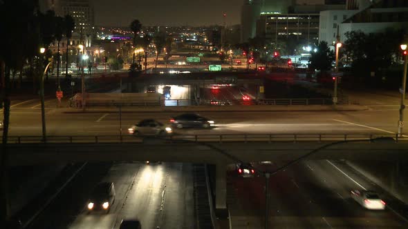 Los Angeles Traffic At Night 5