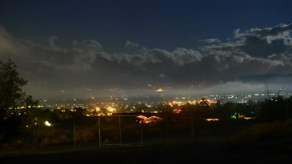 Palm Springs At Night